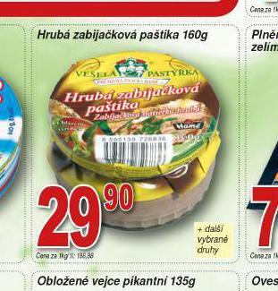 Lidl Hrubá zabijačková paštika nabídka