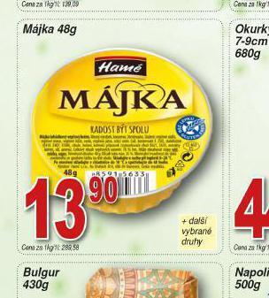 Lidl Hamé májka nabídka
