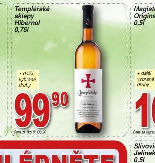 Lidl Templářské sklepy hibernal nabídka