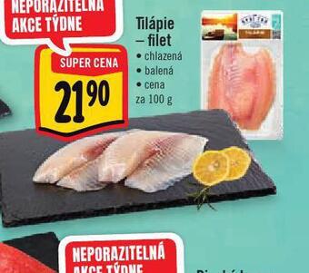 Jip Tilápie - filet nabídka