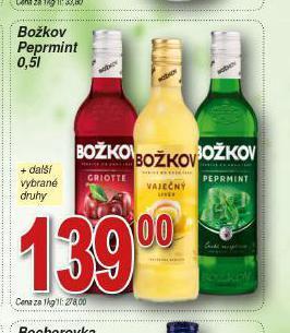 Lidl Božkov peprmint nabídka