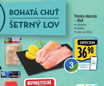 Jip Treska obecná - filet nabídka