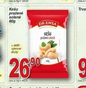 Lidl Kešu pražené solené nabídka