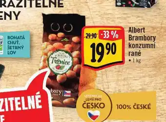 Jip Albert brambory konzumní rané nabídka