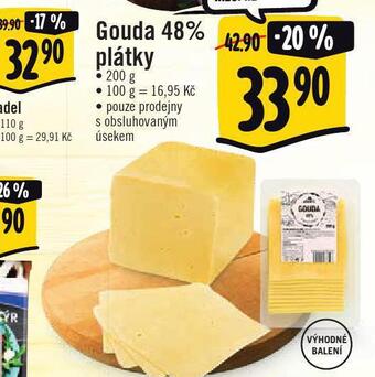 Jip Gouda 48% plátky nabídka