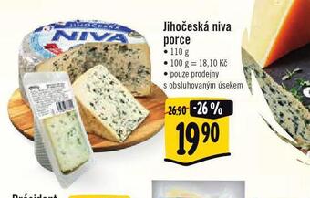 Jip Jihočeská niva porce nabídka