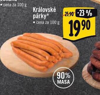 Jip Královské párky nabídka