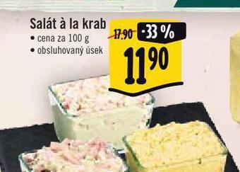 Jip Salát á la krab nabídka