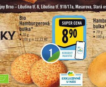 Jip Bio hamburgerová bulka nabídka