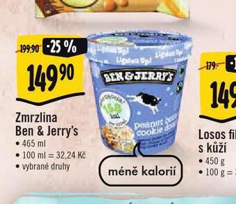 Jip Ben & jerry´s zmrzlina nabídka