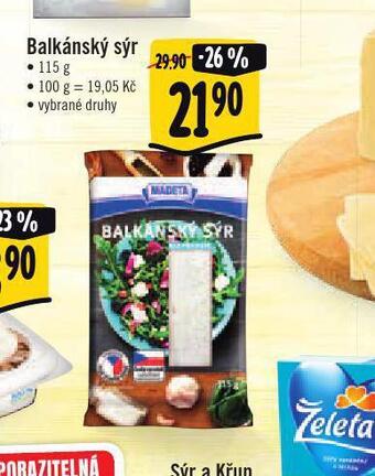 Jip Balkánský sýr nabídka