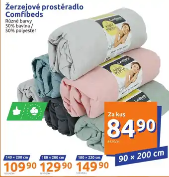 Action Žerzejové prostěradlo Comfibeds 140 x 200 cm nabídka
