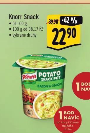 Jip Knorr snack nabídka