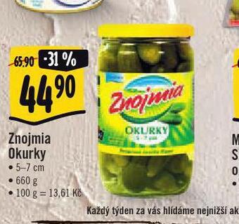 Jip Znojmia okurky nabídka