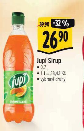Jip Jupí sirup nabídka