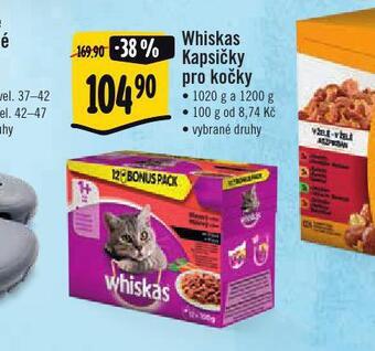 Jip Whiskas kapsičky pro kočky nabídka