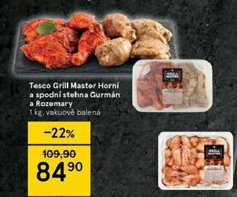 Tesco Tesco grill master horní a spodní stehna gurmán a rozemary nabídka
