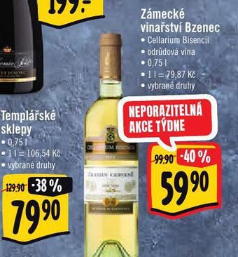 Jip Zámecké vinařství bzenec nabídka