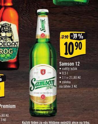 Pivo samson 12