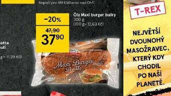 Tesco Ölz maxi burger bulky nabídka