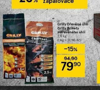 Tesco Dřevěné uhlí nabídka