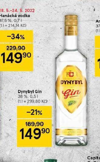 Tesco Dynybyl gin nabídka