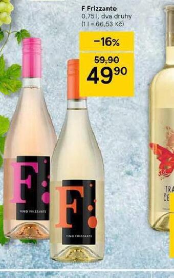 Tesco F frizzante nabídka