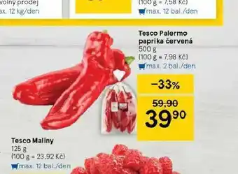 Tesco Palermo paprika červená nabídka