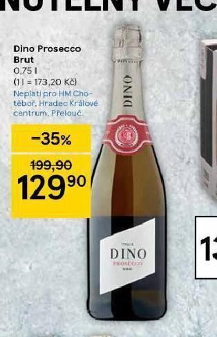 Tesco Dino prosecco brut nabídka