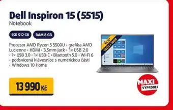 Datart Notebook Dell Inspiron 15 (5515) nabídka
