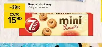 Tesco 7dyas mini sušenky nabídka