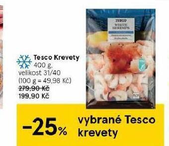 Tesco krevety