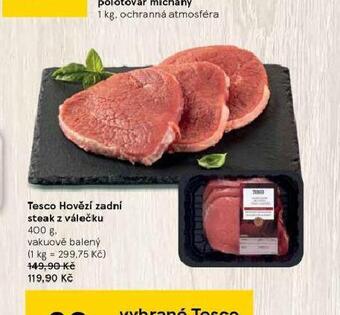 Tesco Hovězí zadní steak z válečku nabídka