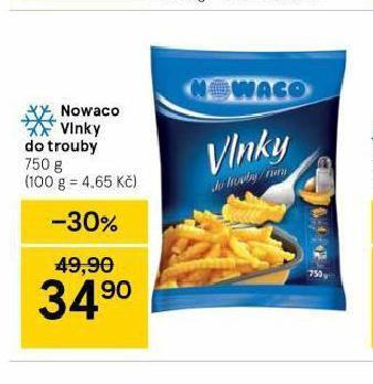 Tesco Nowaco vlnky do trouby nabídka