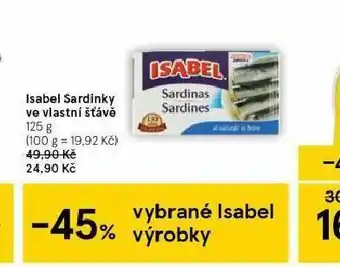 Isabel sardinky ve vlastní šťávě