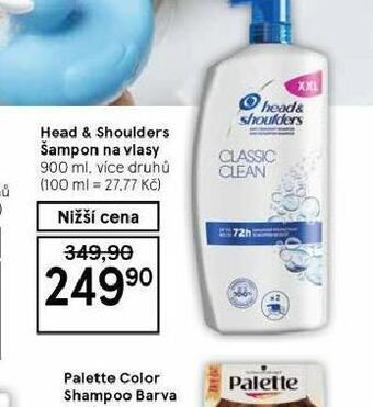 Tesco Head&shoulders šampon nabídka