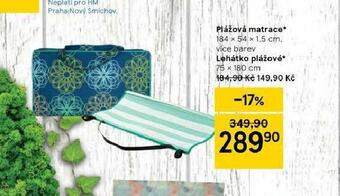 Tesco Plážové lehátko nabídka