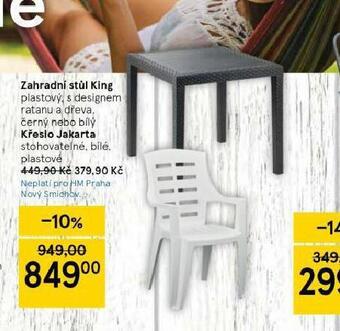 Tesco Zahradní stůl king nabídka
