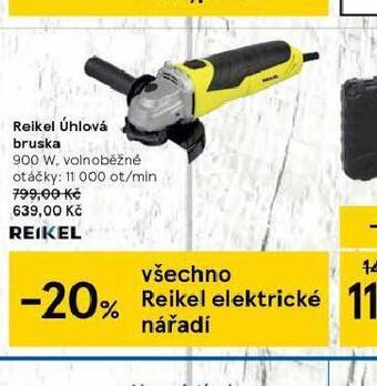 Tesco Reikel úhlová bruska nabídka
