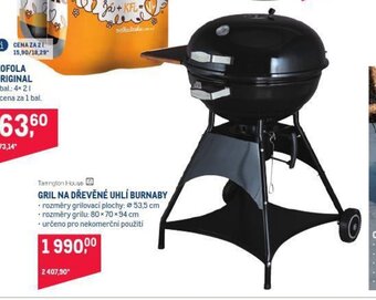 Makro Gril Na Dřevěné Uhlí Burnaby nabídka