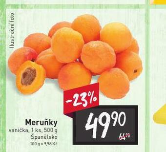 Billa Meruňky nabídka