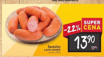 Billa Špekáčky nabídka