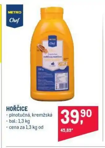 Makro Hořčice 1,3kg nabídka