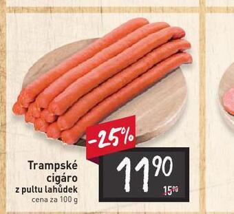 Billa Trampské cigáro nabídka