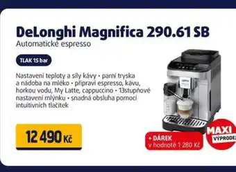 Datart Automatické espresso DeLonghi Magnifica 290.61 SB nabídka