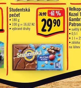 Albert Orion studentská pečeť nabídka