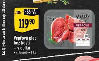 Albert Vepřová plec bez kosti nabídka