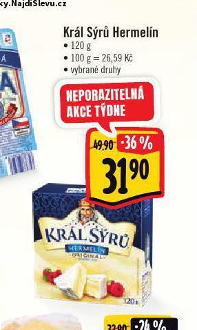 Albert Král sýrů hermelín nabídka