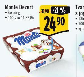 Albert Monte dezert nabídka
