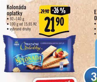 Albert Kolonáda oplatky nabídka